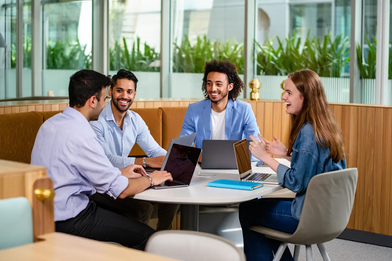 Flexible workspace floor